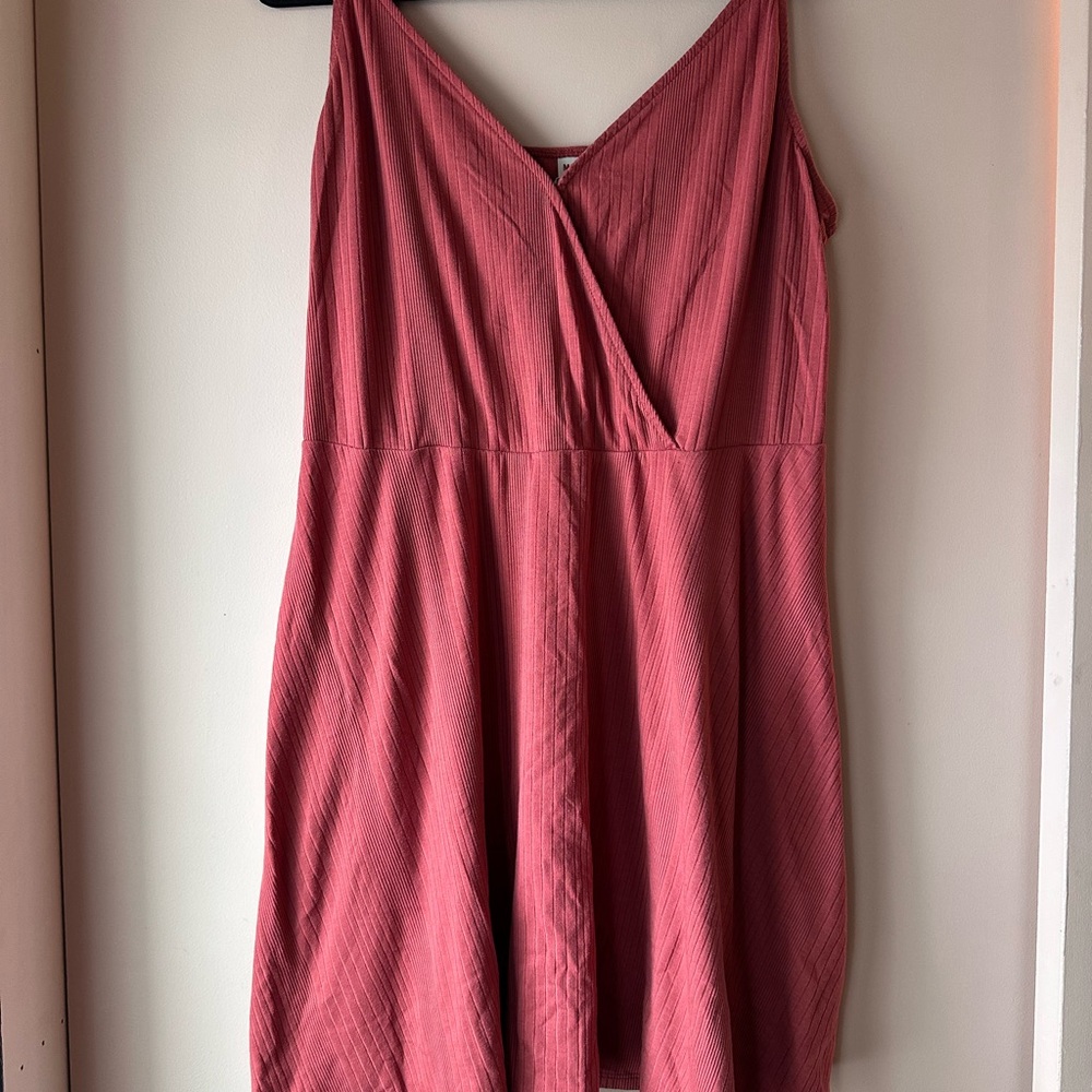 Mossimo Supply Co- Rust Burgundy Red Wrap Dress- XL